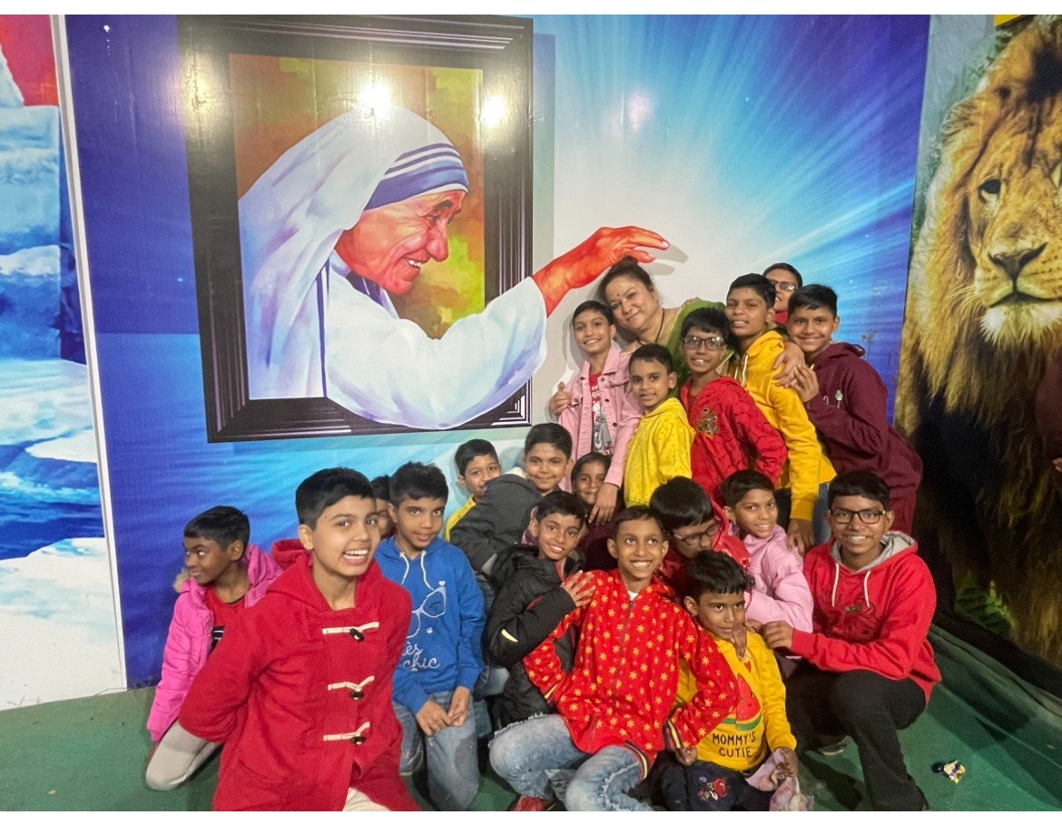 Children at an indoor celebration